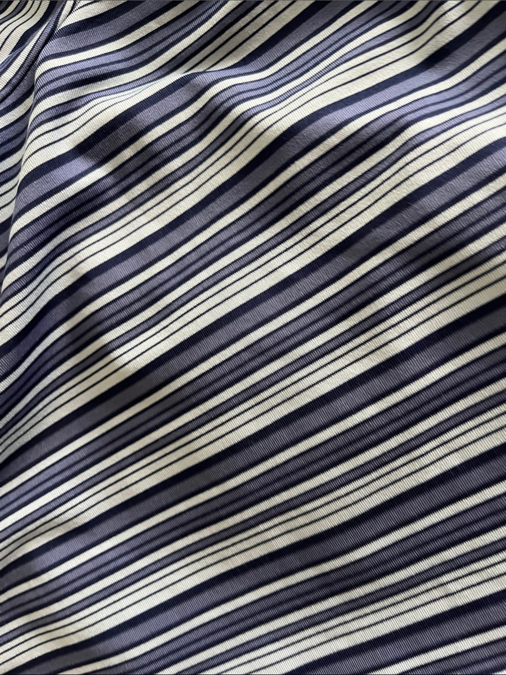 Y2K Off The Shoulder Striped Ruffle Top - Picture 2 of 3